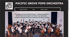 Desktop Screenshot of pgpopsorchestra.com