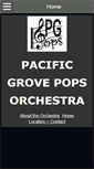 Mobile Screenshot of pgpopsorchestra.com